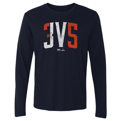 Justin Verlander Men's Long Sleeve T-Shirt | 500 LEVEL