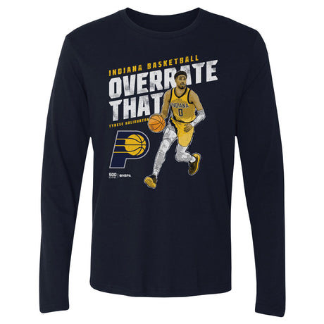 Tyrese Haliburton Men's Long Sleeve T-Shirt | 500 LEVEL