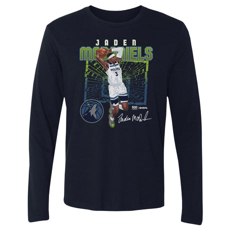 Jaden McDaniels Men's Long Sleeve T-Shirt | 500 LEVEL