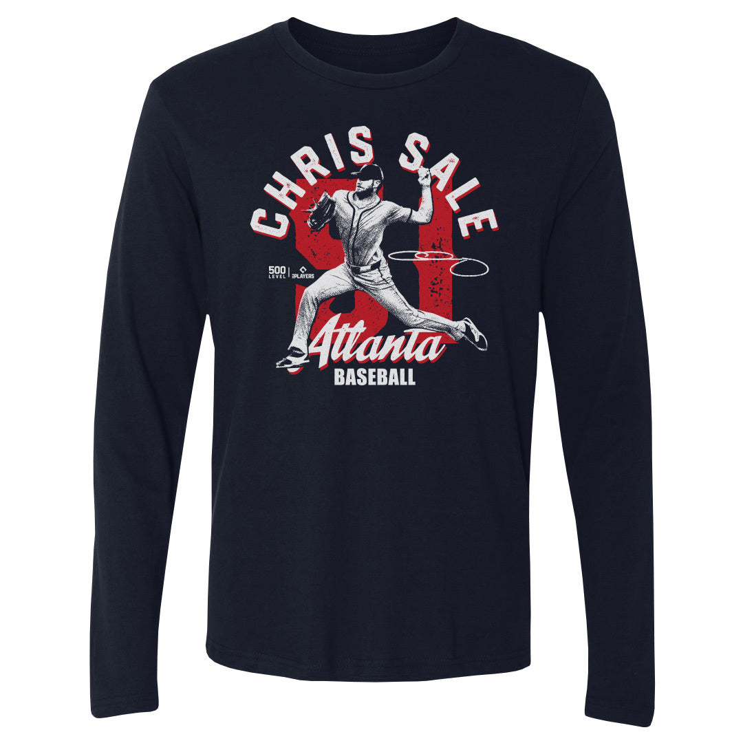Chris Sale Men's Long Sleeve T-Shirt | 500 LEVEL