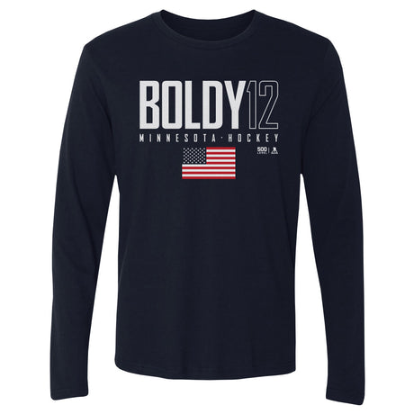 Matt Boldy Men's Long Sleeve T-Shirt | 500 LEVEL