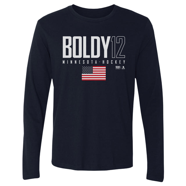 Matt Boldy Men's Long Sleeve T-Shirt | 500 LEVEL