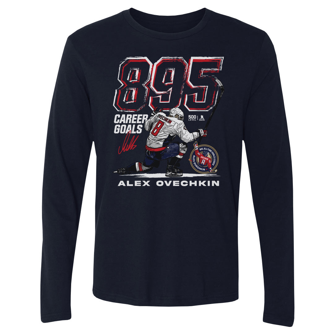 Alex Ovechkin Men's Long Sleeve T-Shirt | 500 LEVEL