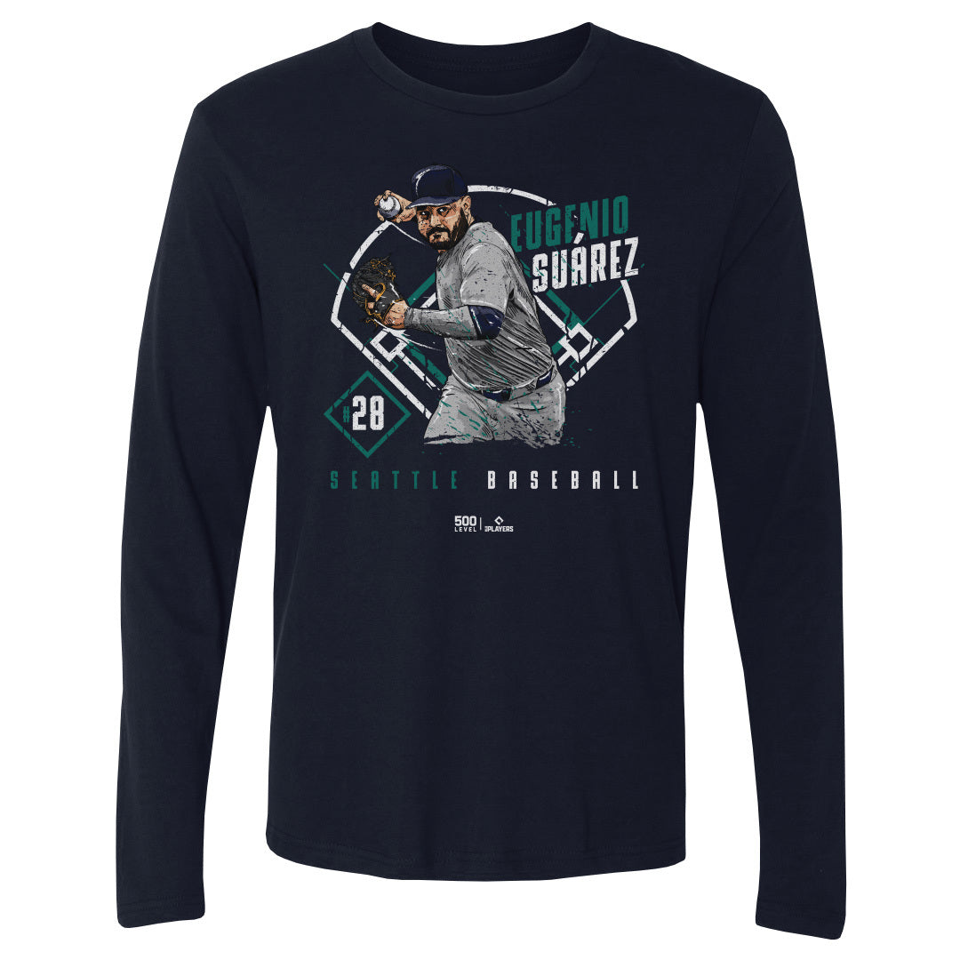 Eugenio Suarez Men's Long Sleeve T-Shirt | 500 LEVEL