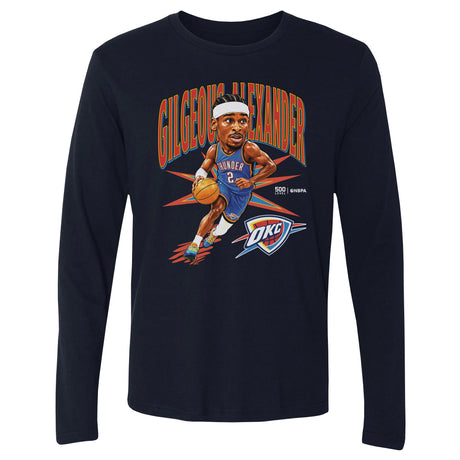 Shai Gilgeous-Alexander Men's Long Sleeve T-Shirt | 500 LEVEL
