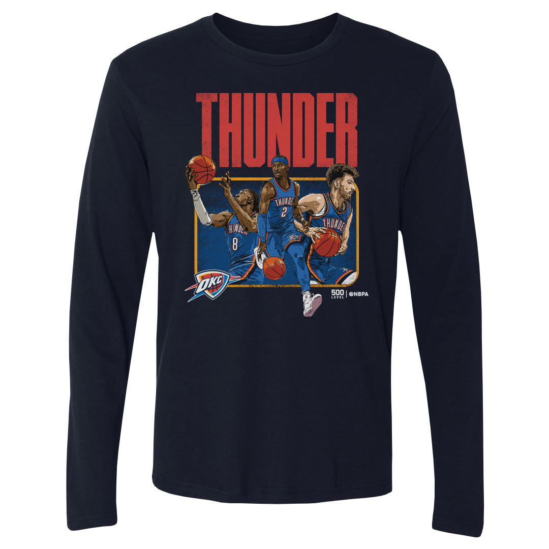 Oklahoma City Thunder Men's Long Sleeve T-Shirt | 500 LEVEL