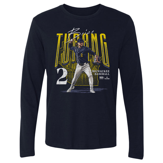 Brice Turang Men's Long Sleeve T-Shirt | 500 LEVEL