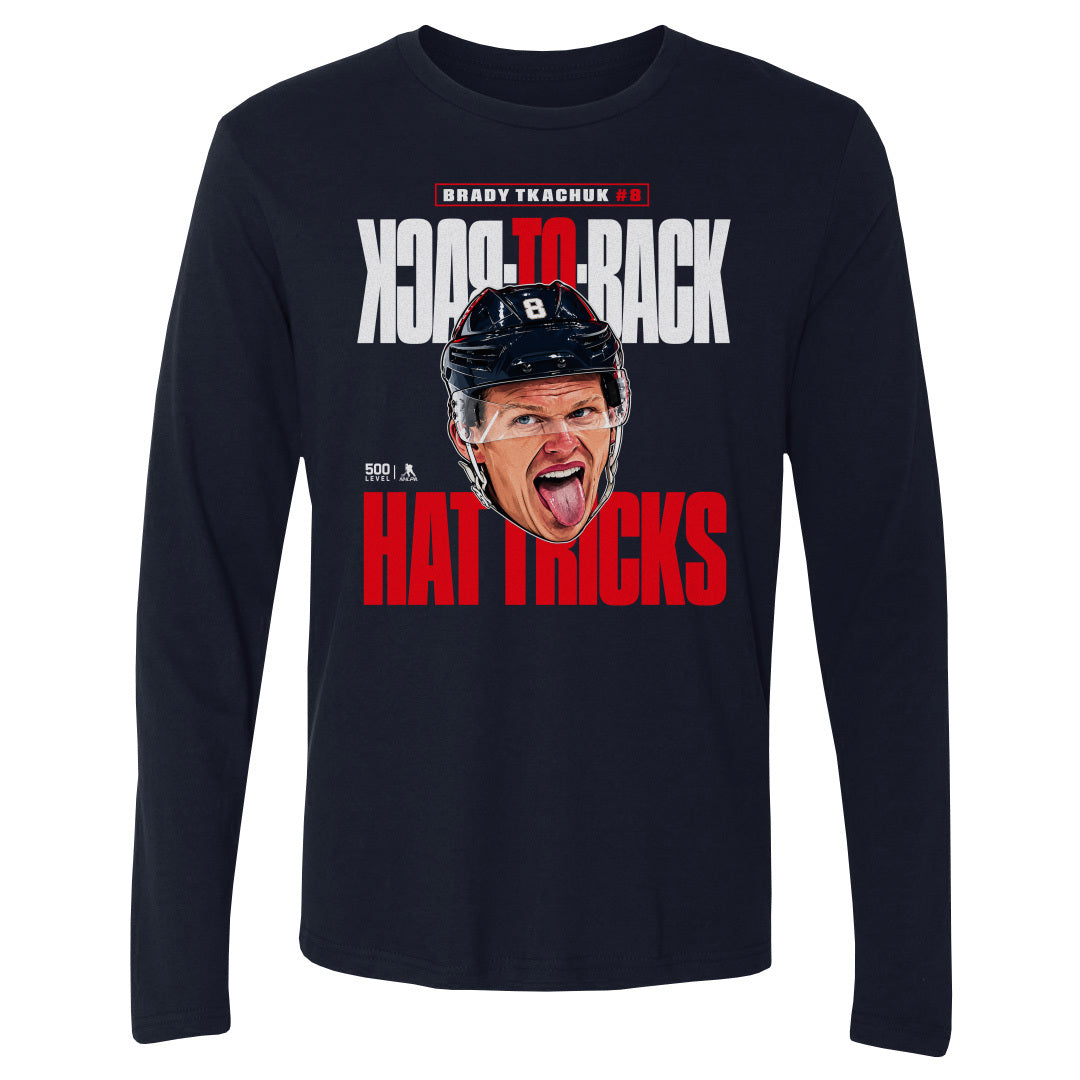 Brady Tkachuk Men's Long Sleeve T-Shirt | 500 LEVEL