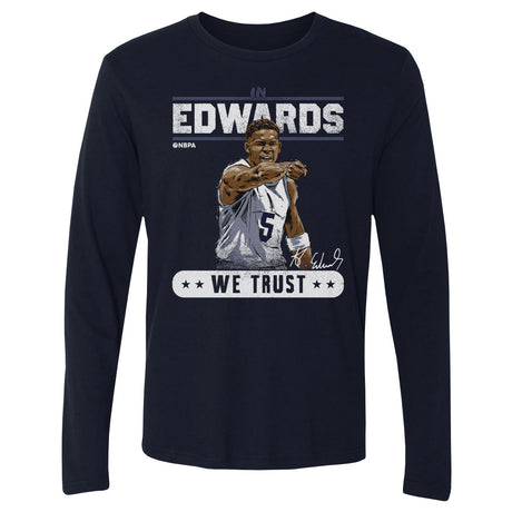 Anthony Edwards Men's Long Sleeve T-Shirt | 500 LEVEL