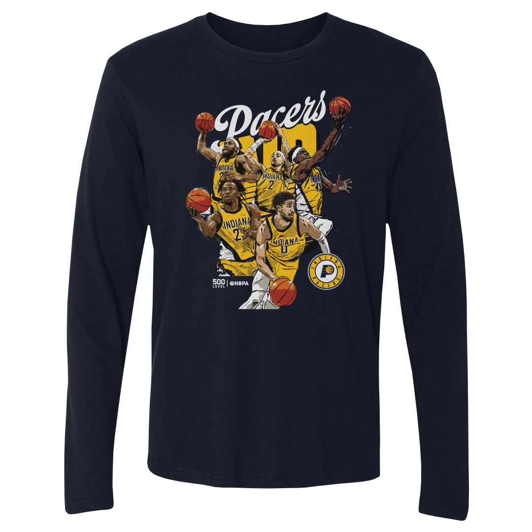 Indiana Pacers Men's Long Sleeve T-Shirt | 500 LEVEL