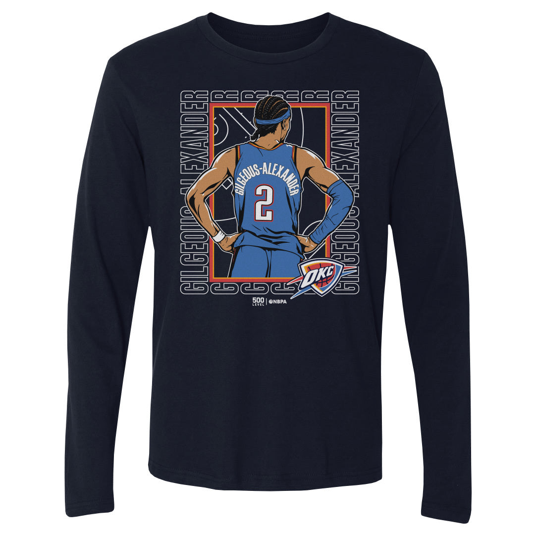 Shai Gilgeous-Alexander Men's Long Sleeve T-Shirt | 500 LEVEL
