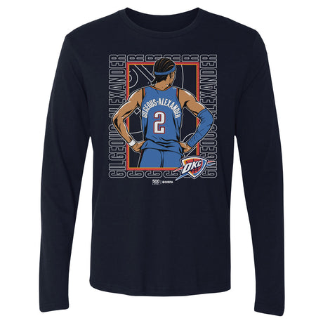 Shai Gilgeous-Alexander Men's Long Sleeve T-Shirt | 500 LEVEL