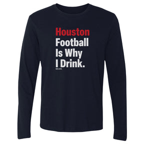 Houston Football Men's Long Sleeve T-Shirt | 500 LEVEL