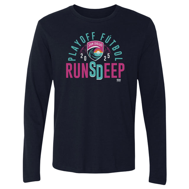 San Diego Wave FC Men's Long Sleeve T-Shirt | 500 LEVEL