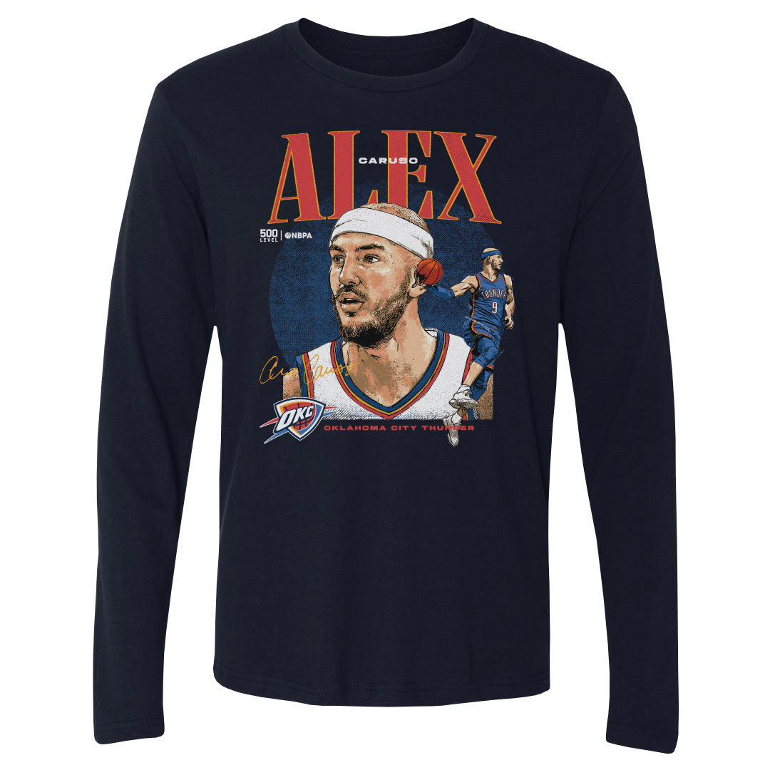 Alex Caruso Men's Long Sleeve T-Shirt | 500 LEVEL