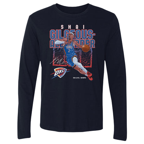 Shai Gilgeous-Alexander Men's Long Sleeve T-Shirt | 500 LEVEL