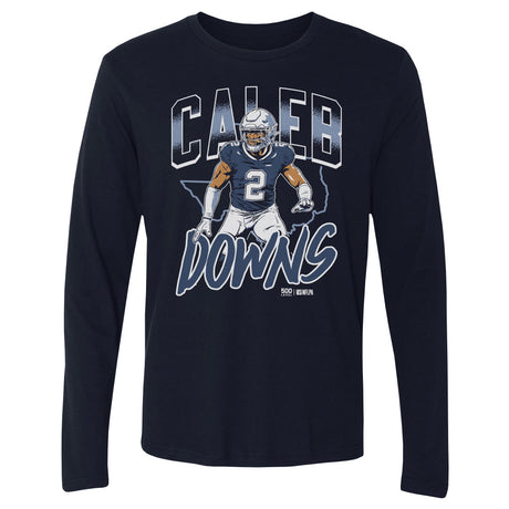 Caleb Downs Men's Long Sleeve T-Shirt | 500 LEVEL