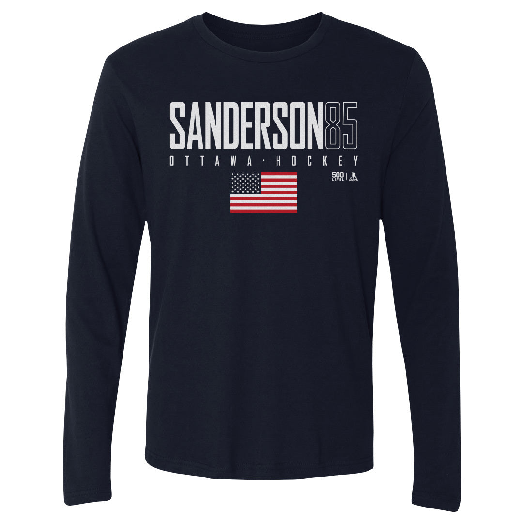 Jake Sanderson Men's Long Sleeve T-Shirt | 500 LEVEL