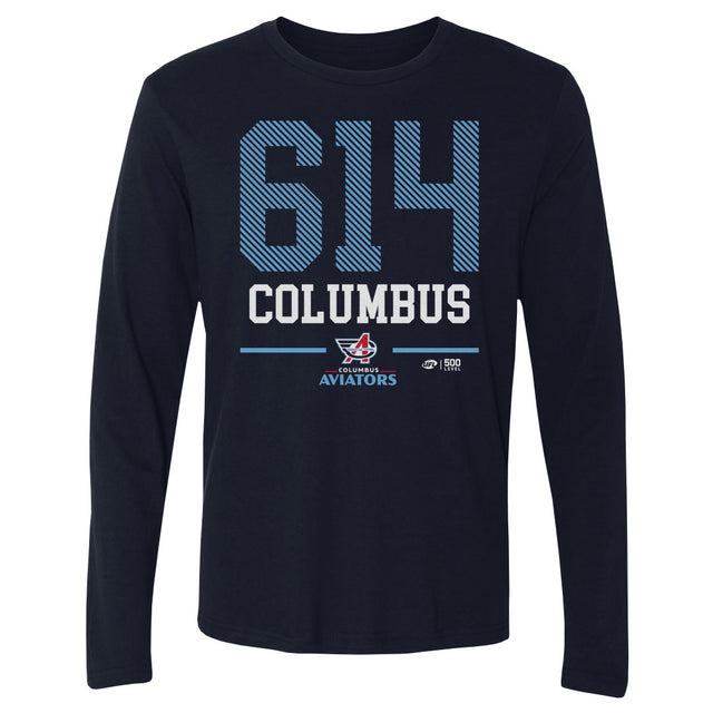 Columbus Aviators Men's Long Sleeve T-Shirt | 500 LEVEL