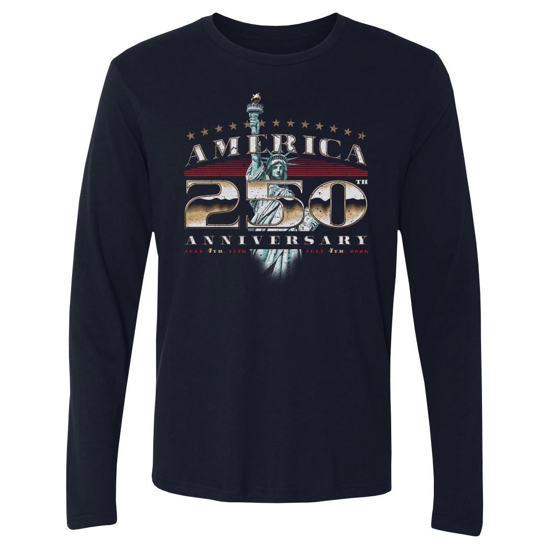 USA Men's Long Sleeve T-Shirt | 500 LEVEL