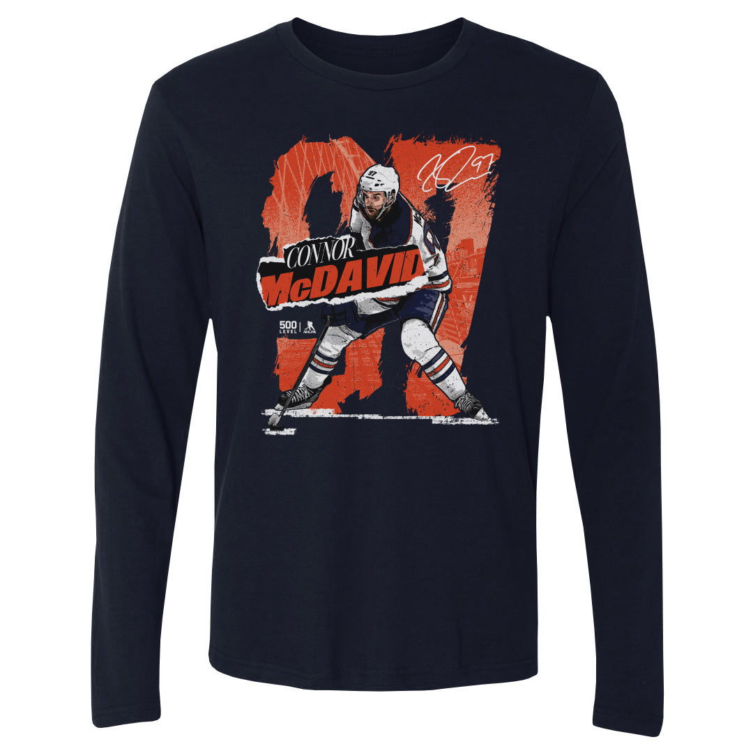 Connor McDavid Men's Long Sleeve T-Shirt | 500 LEVEL