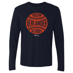 Justin Verlander Men's Long Sleeve T-Shirt | 500 LEVEL