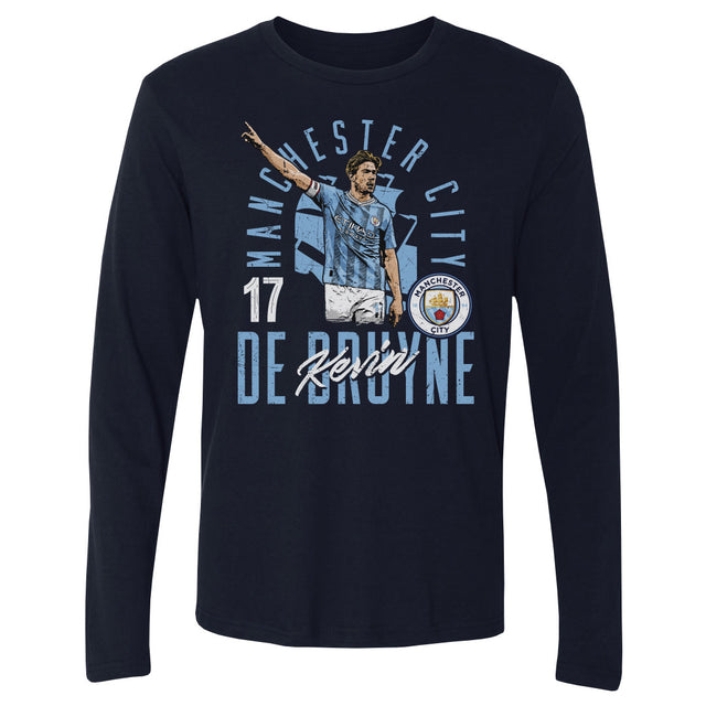Kevin De Bruyne Men's Long Sleeve T-Shirt | 500 LEVEL