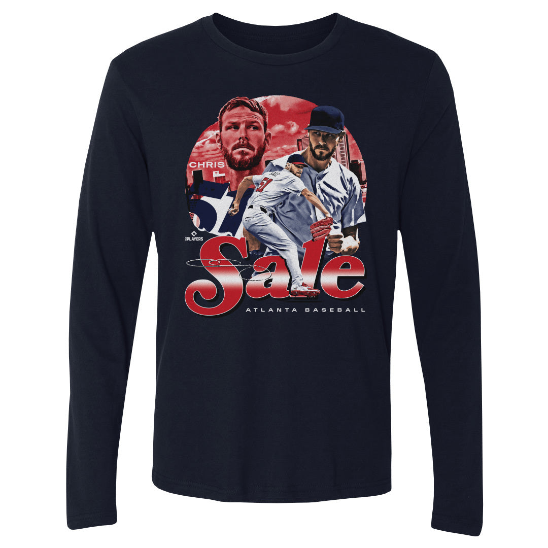 Chris Sale Men's Long Sleeve T-Shirt | 500 LEVEL