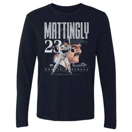 Don Mattingly Men's Long Sleeve T-Shirt | 500 LEVEL
