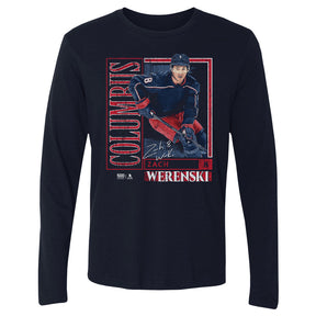 Zach Werenski Men's Long Sleeve T-Shirt | 500 LEVEL