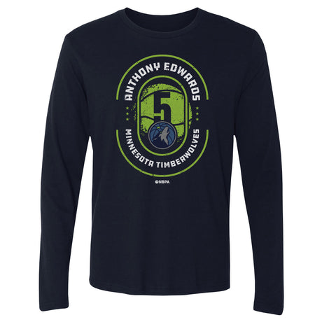 Anthony Edwards Men's Long Sleeve T-Shirt | 500 LEVEL