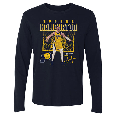 Tyrese Haliburton Men's Long Sleeve T-Shirt | 500 LEVEL