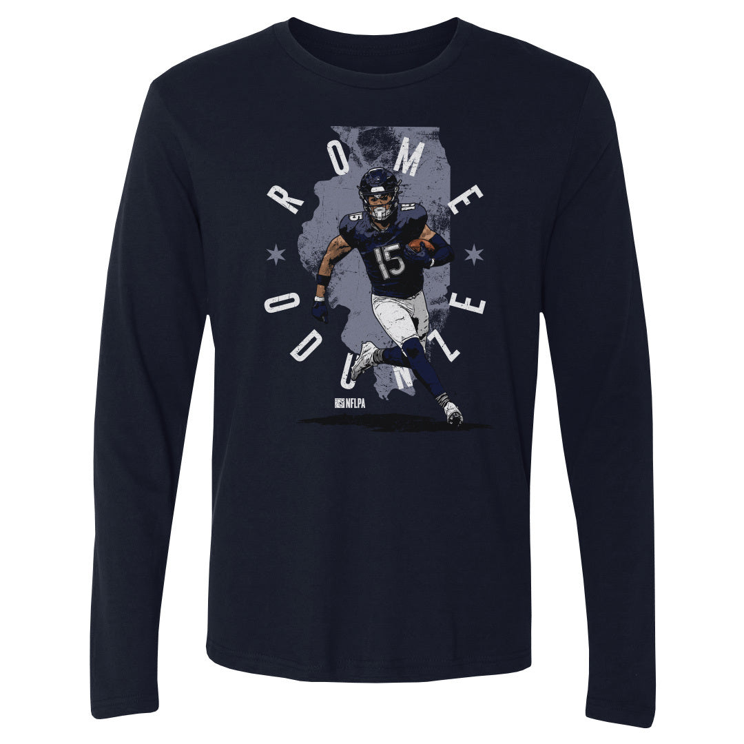 Rome Odunze Men's Long Sleeve T-Shirt | 500 LEVEL
