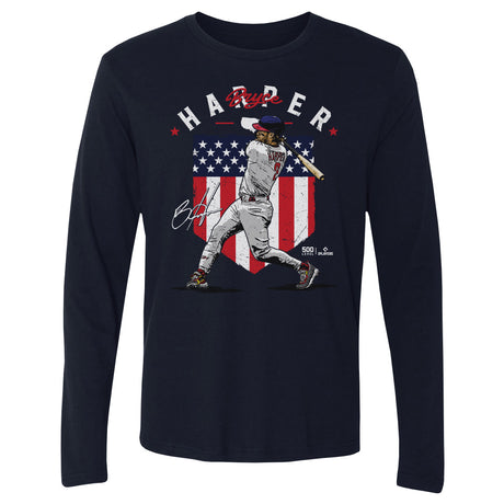 Bryce Harper Men's Long Sleeve T-Shirt | 500 LEVEL