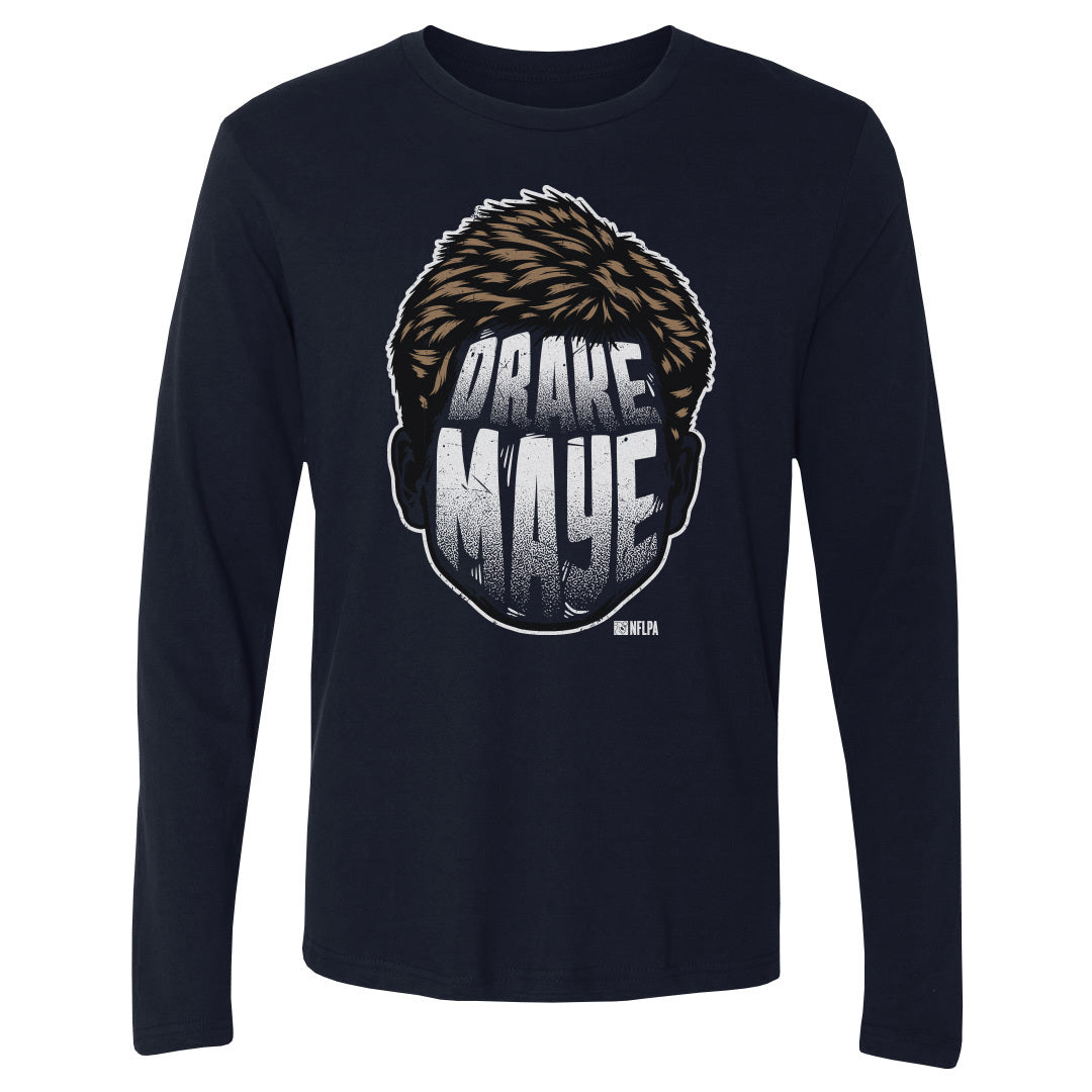 Drake Maye Men's Long Sleeve T-Shirt | 500 LEVEL