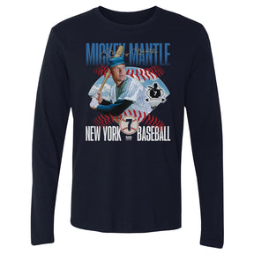 Mickey Mantle Men's Long Sleeve T-Shirt | 500 LEVEL