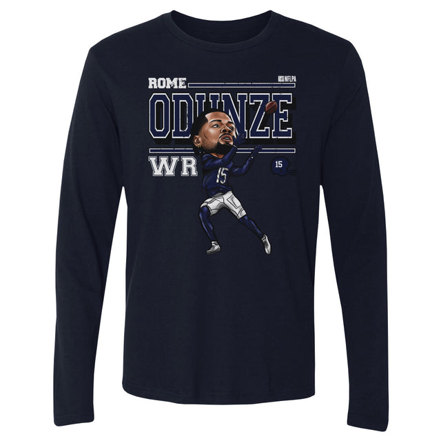 Rome Odunze Men's Long Sleeve T-Shirt | 500 LEVEL