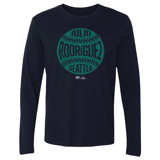 Julio Rodriguez Men's Long Sleeve T-Shirt | 500 LEVEL