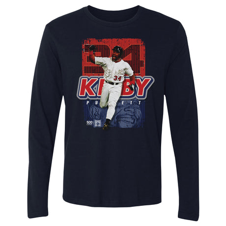Kirby Puckett Men's Long Sleeve T-Shirt | 500 LEVEL