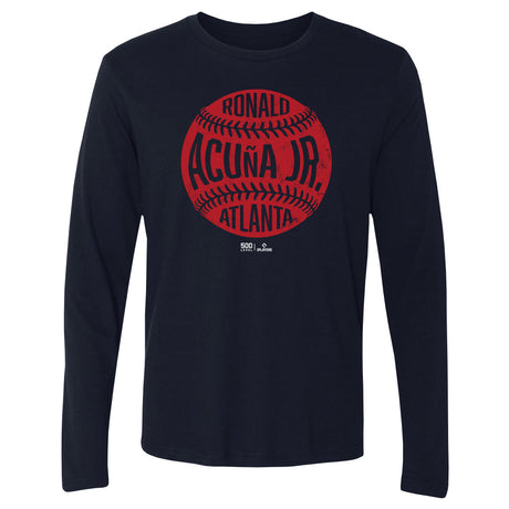 Ronald Acuna Jr. Men's Long Sleeve T-Shirt | 500 LEVEL