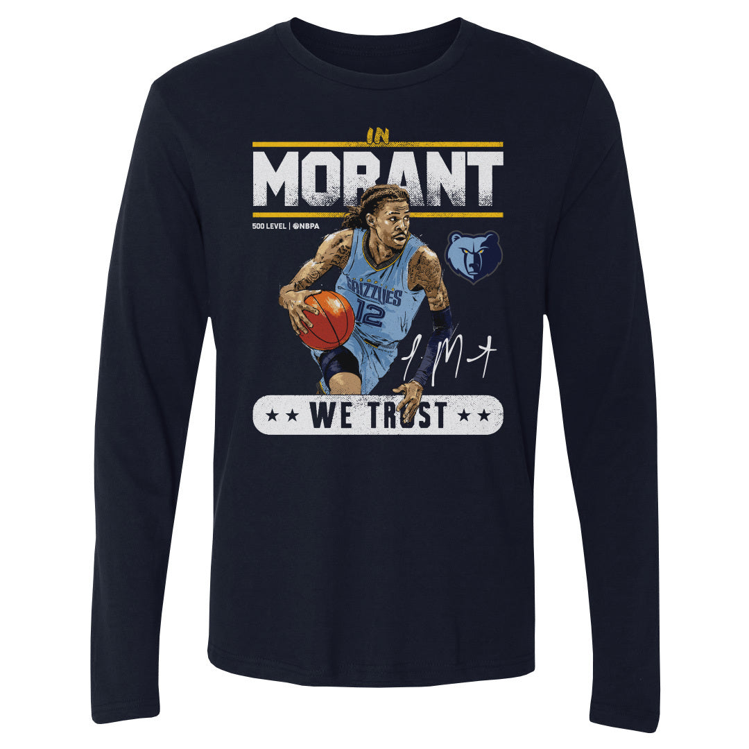Ja Morant Men's Long Sleeve T-Shirt | 500 LEVEL