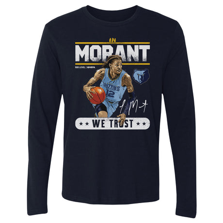 Ja Morant Men's Long Sleeve T-Shirt | 500 LEVEL
