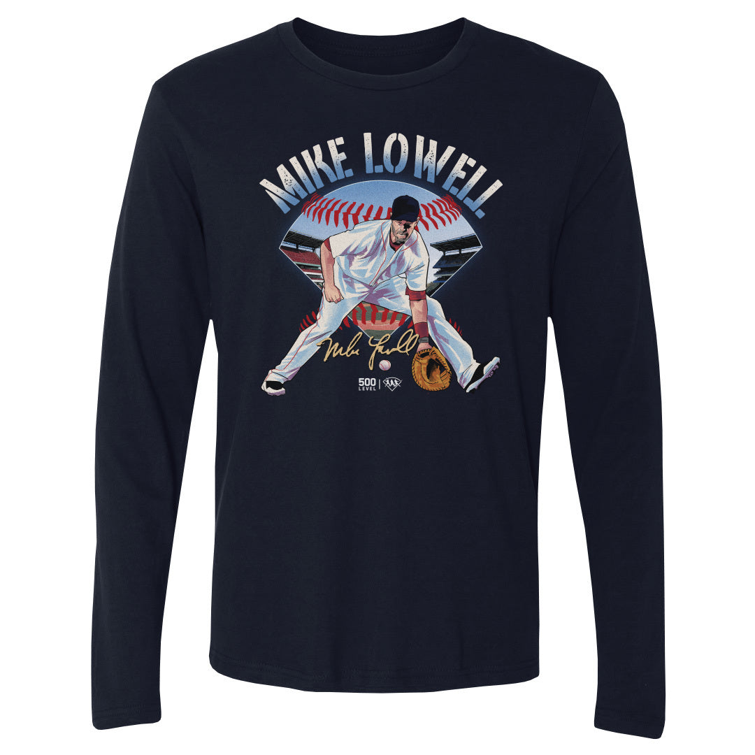 Mike Lowell Men's Long Sleeve T-Shirt | 500 LEVEL
