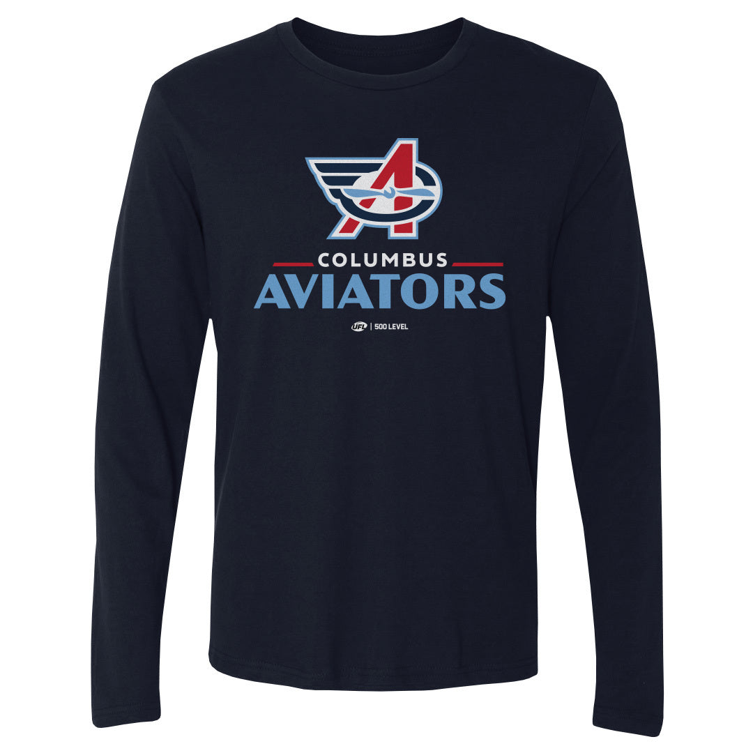 Columbus Aviators Men's Long Sleeve T-Shirt | 500 LEVEL