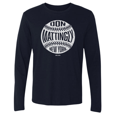 Don Mattingly Men's Long Sleeve T-Shirt | 500 LEVEL