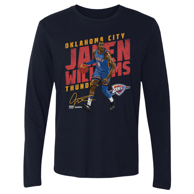 Jalen Williams Men's Long Sleeve T-Shirt | 500 LEVEL