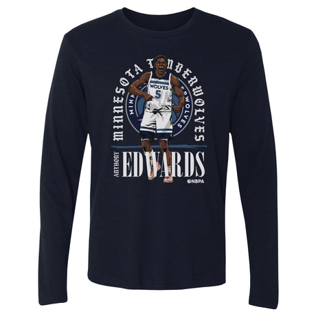 Anthony Edwards Men's Long Sleeve T-Shirt | 500 LEVEL