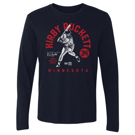 Kirby Puckett Men's Long Sleeve T-Shirt | 500 LEVEL