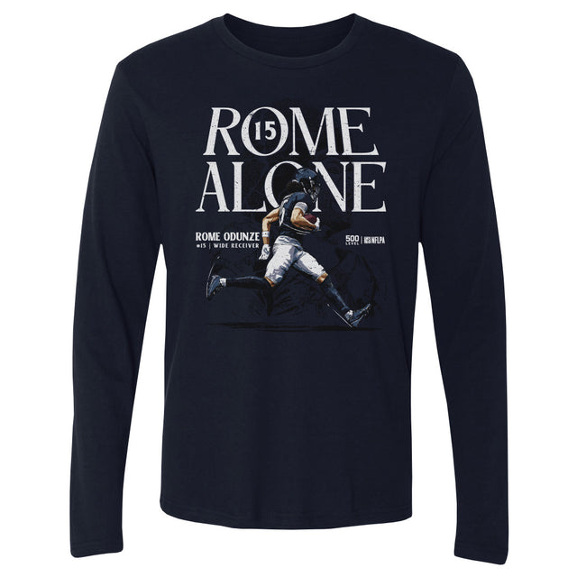 Rome Odunze Men's Long Sleeve T-Shirt | 500 LEVEL