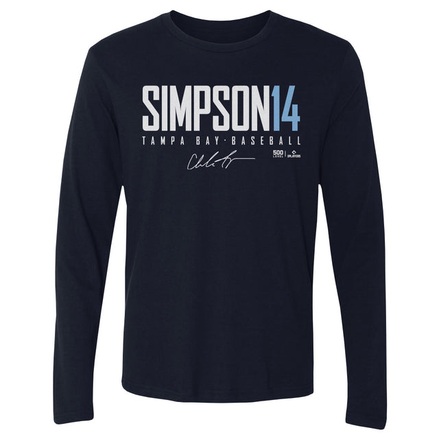 Chandler Simpson Men's Long Sleeve T-Shirt | 500 LEVEL